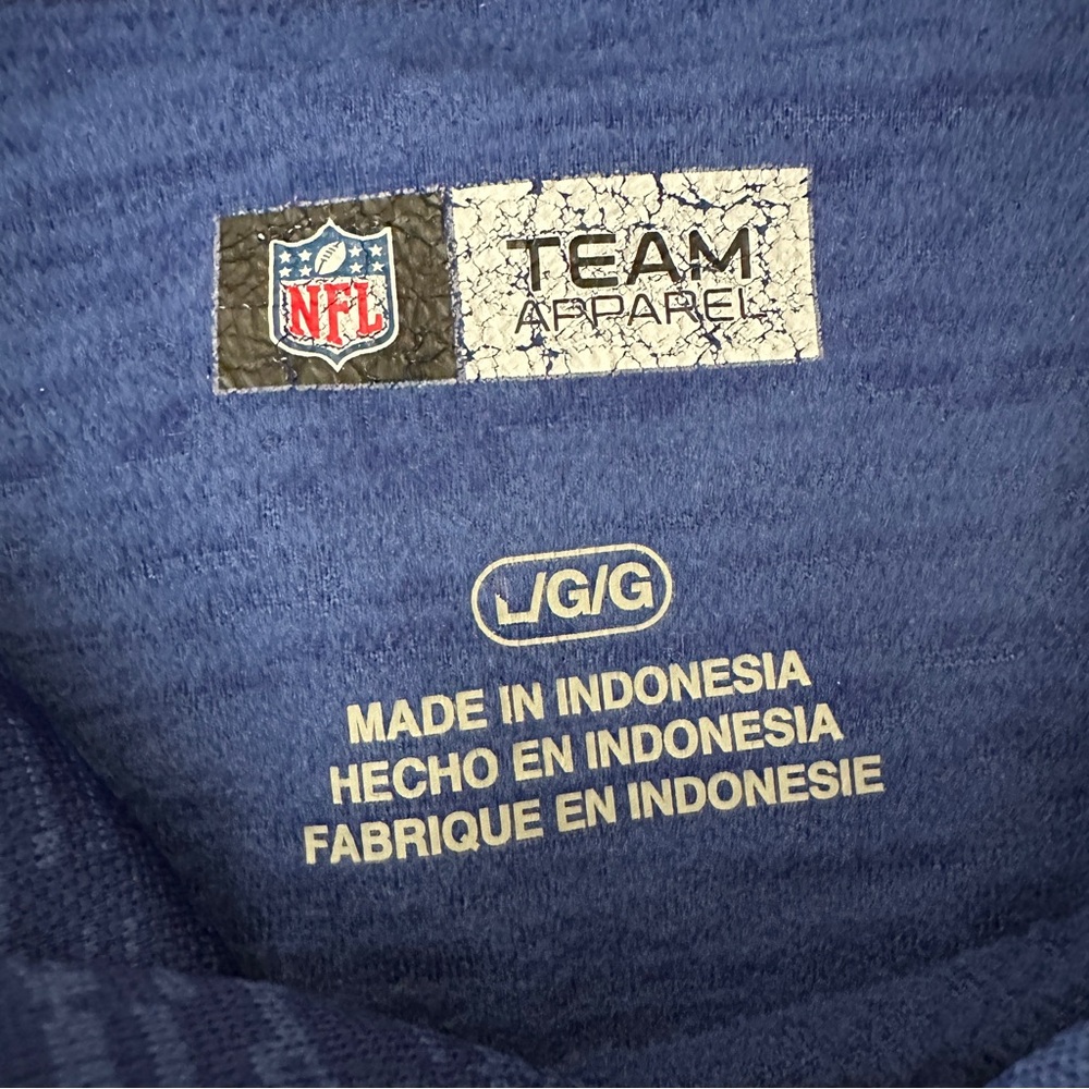 NFL Team Apparel New England Patriots Pullover Hoodie Sweatshirt Size Large - Picture 2 of 8